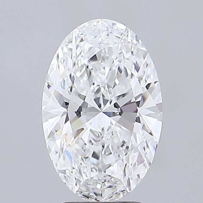 3.00 Carat D-VVS2 Oval Lab Diamond
