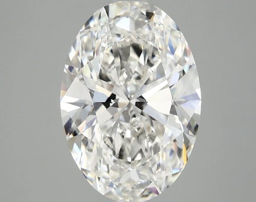 3.80 Carat G-VS1 Oval Lab Diamond