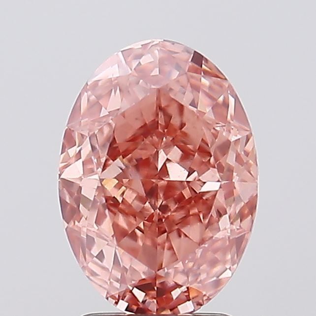 2.91 Carat Oval Cut Fancy Pink