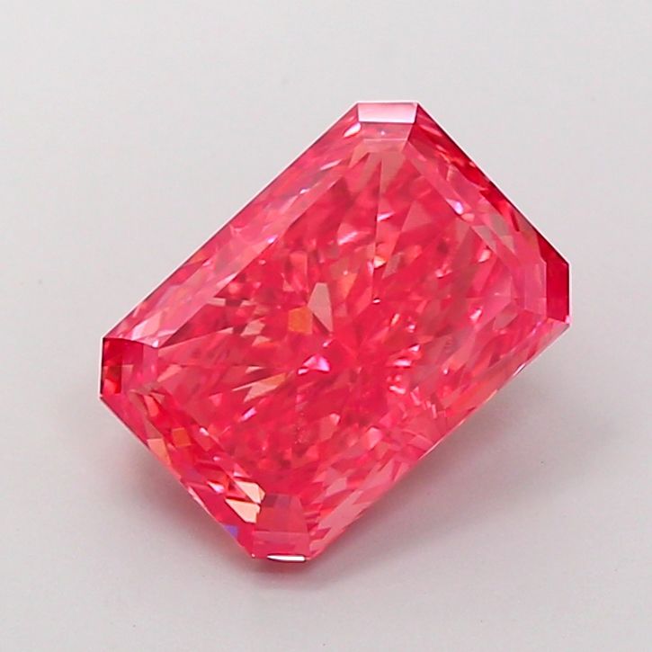 4.08 Carat Radiant Cut Fancy Pink