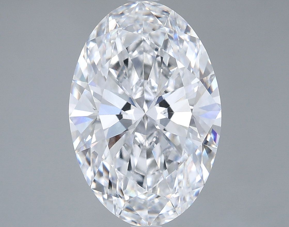 4.00 Carat D-VVS2 Oval Lab Diamond