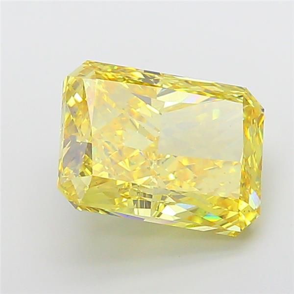 12.02 Carat Radiant Cut Fancy Yellow