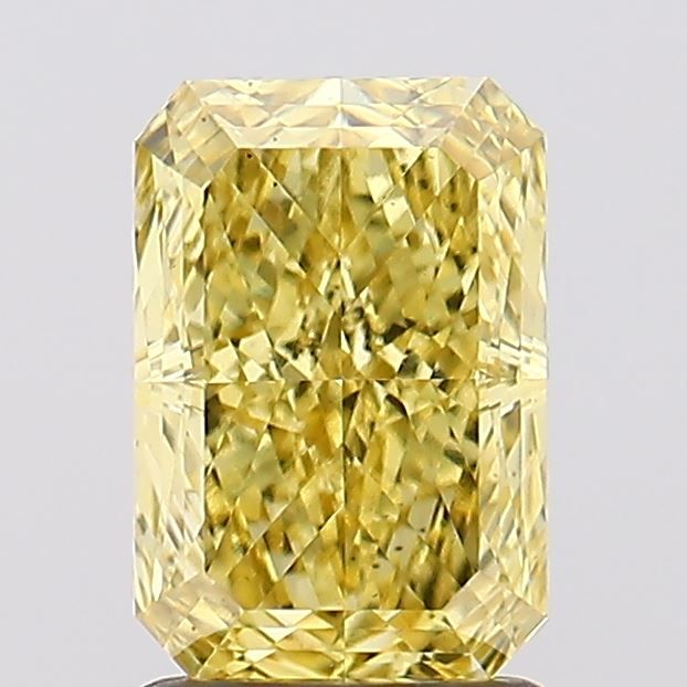 1.79 Carat Radiant Cut Fancy Yellow
