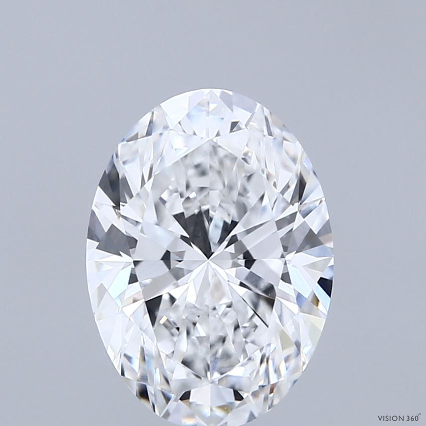 2.59 Carat D-VVS2 Oval Lab Diamond