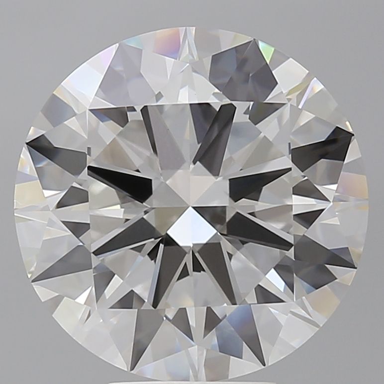 7.52 Carat F-VVS2 Round Lab Diamond