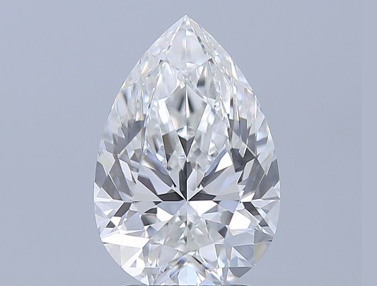 2.50 Carat G-IF Pear Cut Diamond