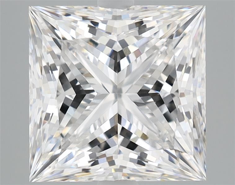 4.06 Carat D VVS2 Princess Lab Diamond