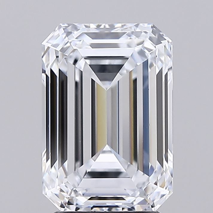 3.04 Carat F-IF Emerald Lab Diamond