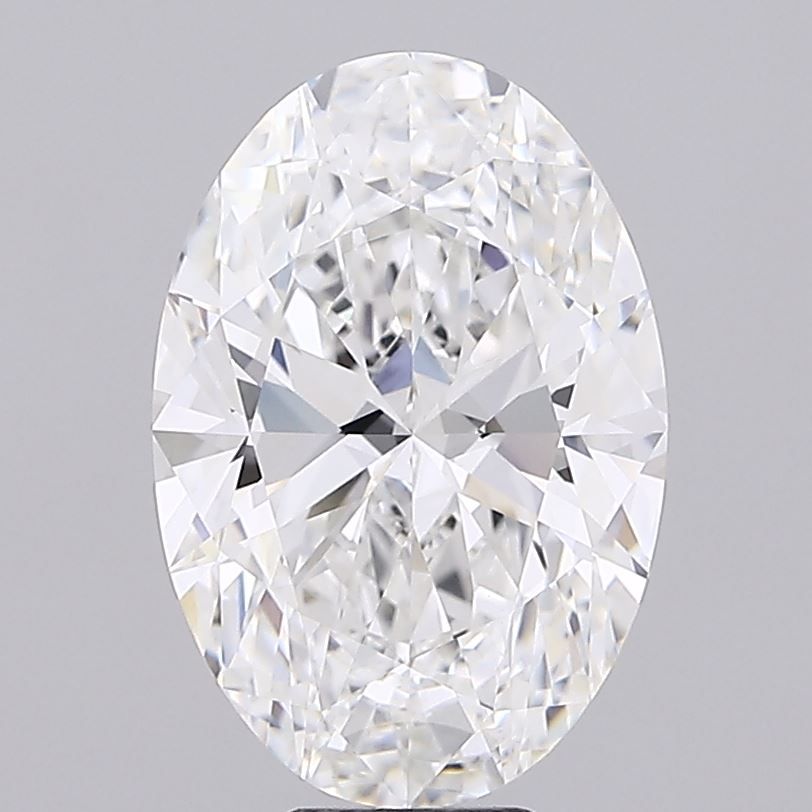 9.01 Carat D VVS2 Oval Lab Diamond