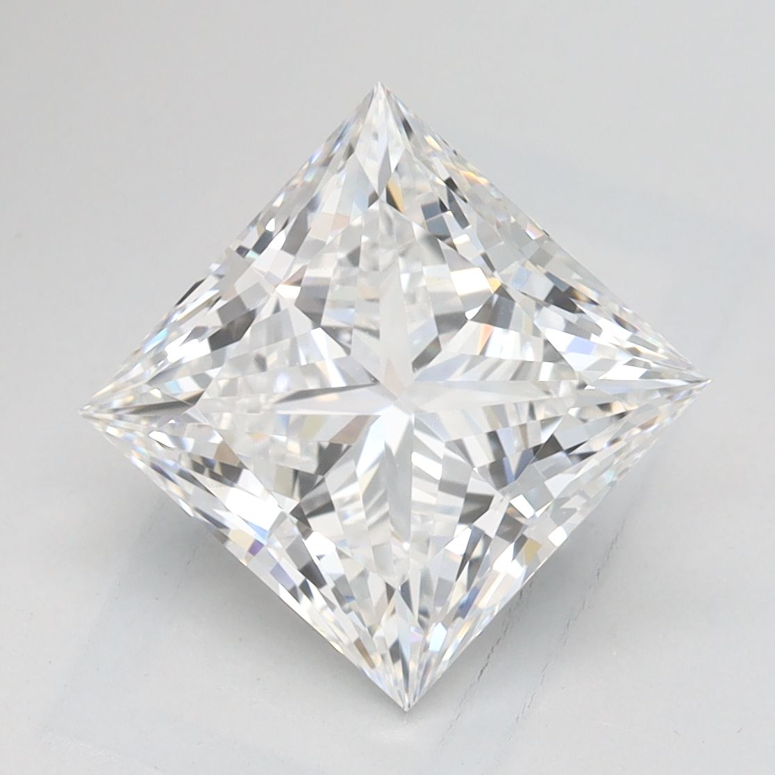 2.68 Carat D-VVS1 Princess Lab Diamond