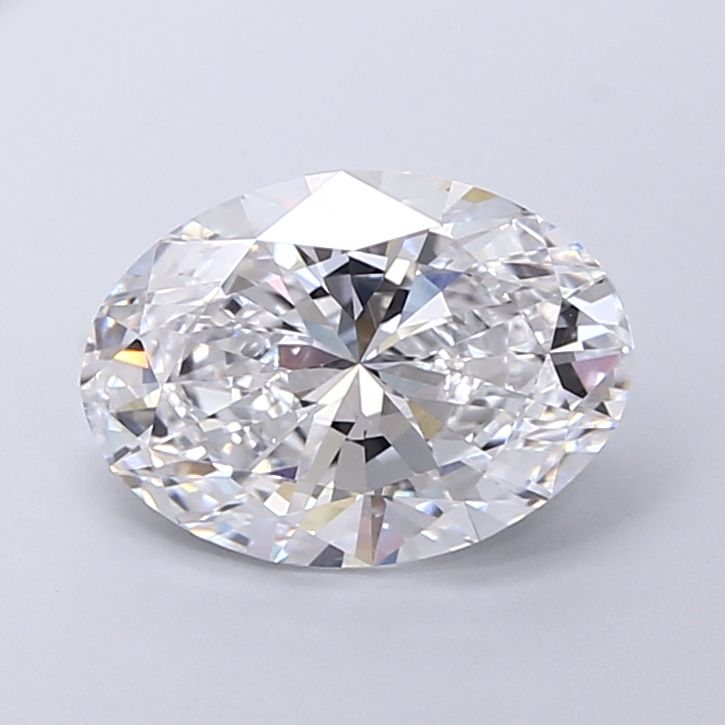 4.00 Carat D VVS1 Oval Lab Diamond