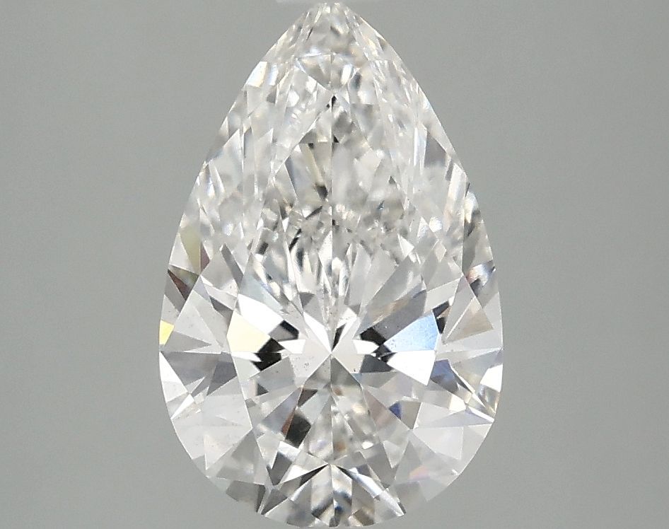 2.00 Carat F-SI1 Pear Lab Diamond