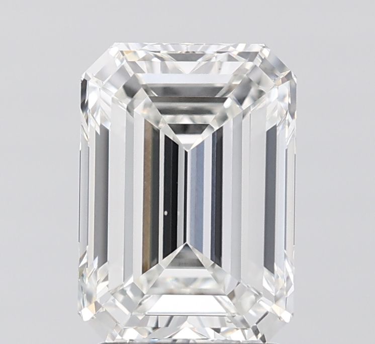 3.01 Carat F-VVS2 Emerald Lab Diamond