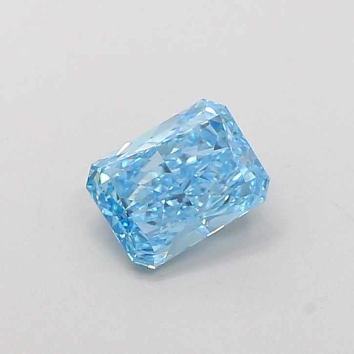 0.93 Carat Blue VS1 Radiant Lab Diamond