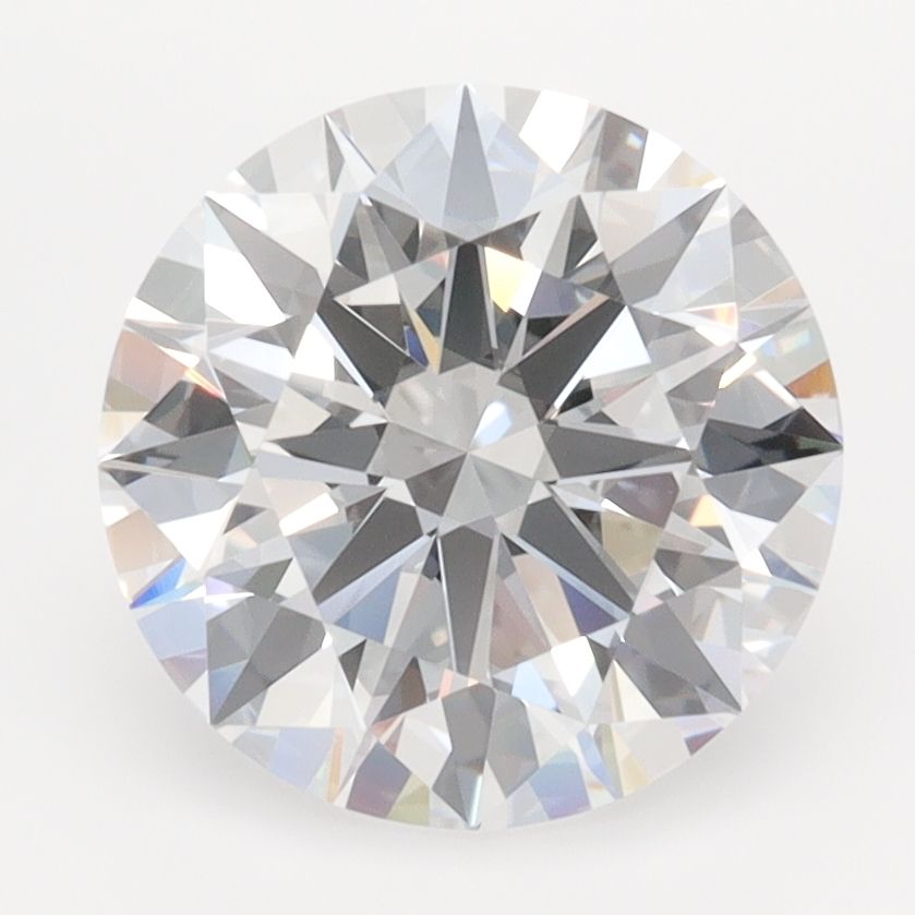 3.05 Carat D-IF Round Lab Diamond