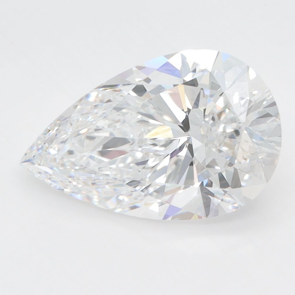 3.01 Carat D-VVS2 Pear Lab Diamond