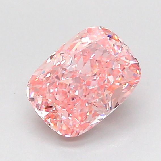 0.98 Carat Cushion Cut Fancy Pink