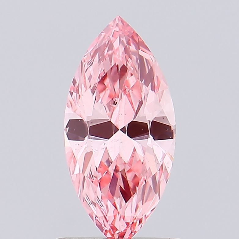 0.96 Carat Marquise Cut Fancy Pink