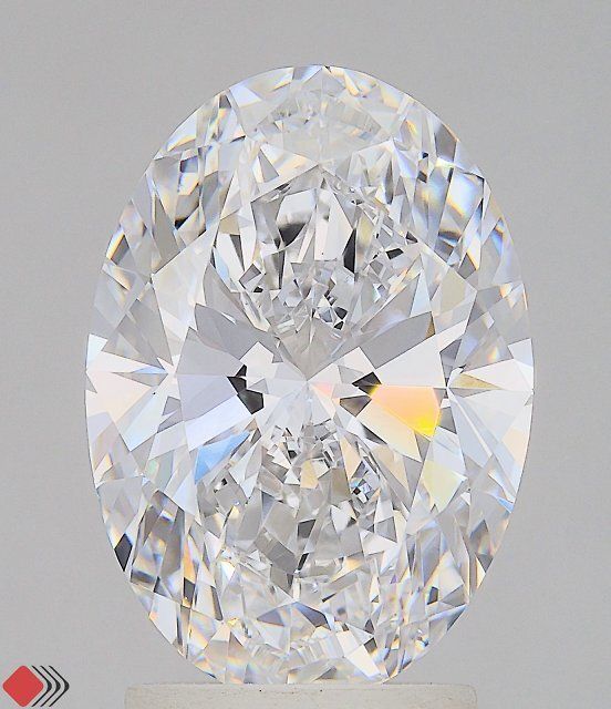 2.91 Carat D-VVS2 Oval Lab Diamond