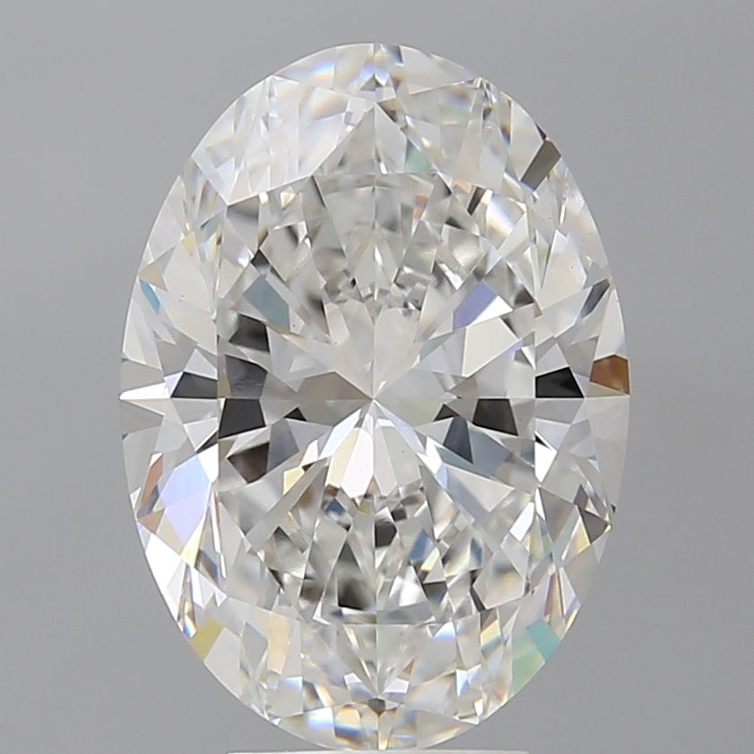 5.60 Carat E-VVS2 Oval Lab Diamond