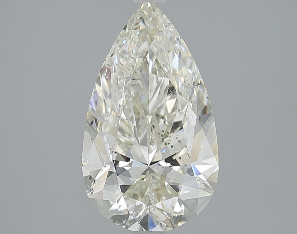 3.00 Carat J-SI2 Pear Cut Diamond