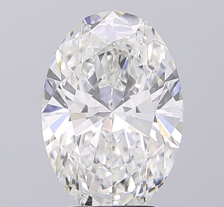 3.04 Carat F-VVS2 Oval Lab Diamond
