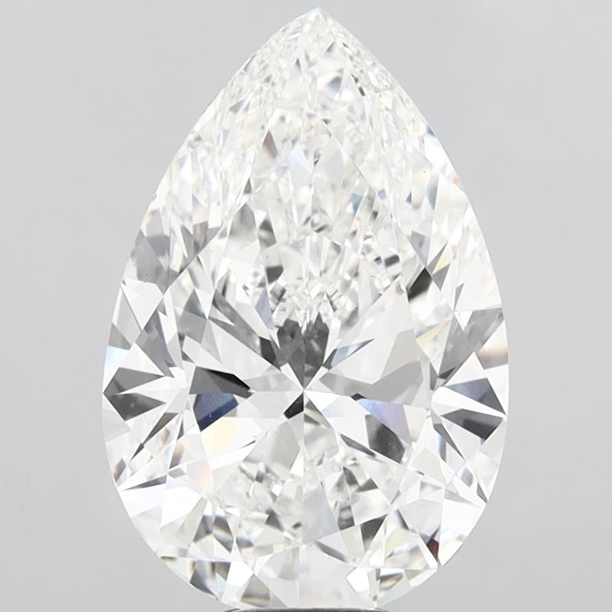 10.01 Carat E-VS1 Pear Lab Diamond