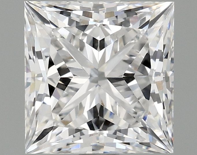 1.94 Carat E-VVS2 Princess Lab Diamond