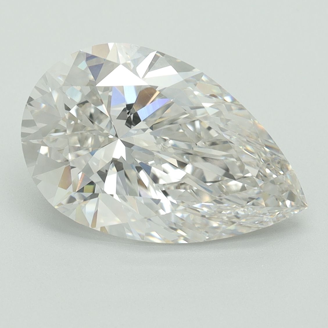 4.05 Carat G-VVS2 Pear Lab Diamond
