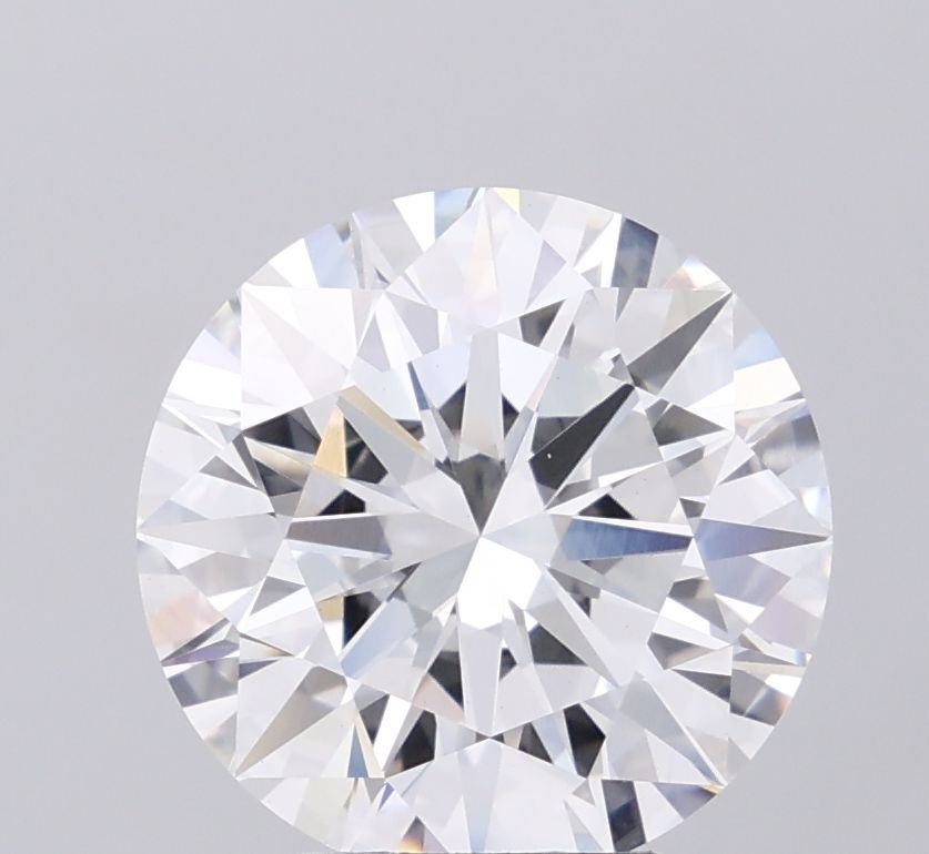 6.02 Carat E-VVS2 Round Lab Diamond