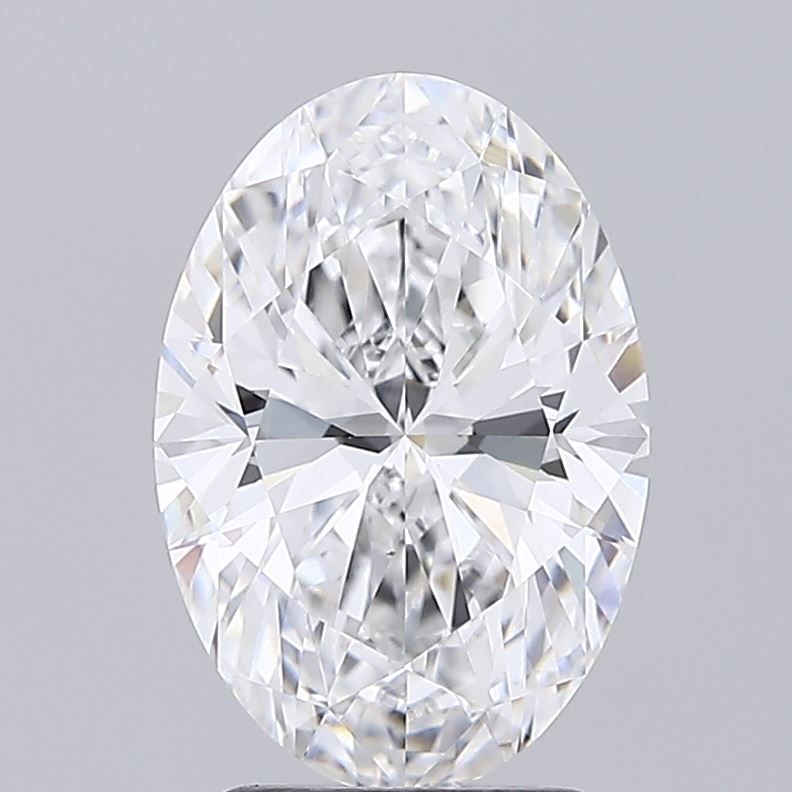 2.86 Carat D-VVS2 Oval Lab Diamond
