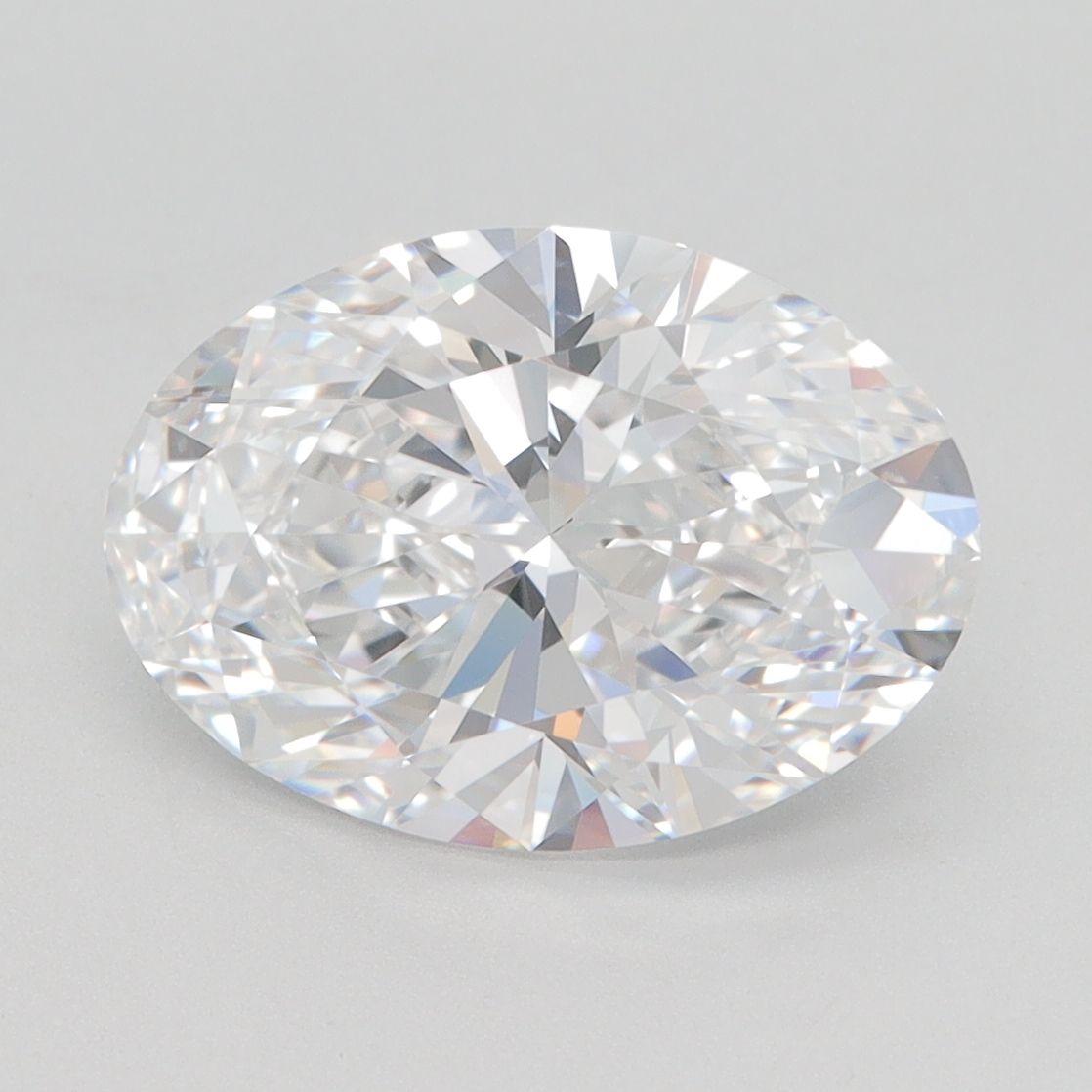 3.31 Carat D-VVS1 Oval Lab Diamond