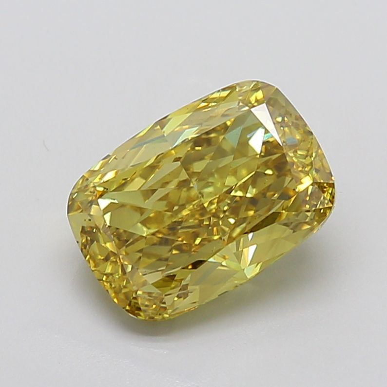 5 Carat Cushion Cut Fancy Yellow