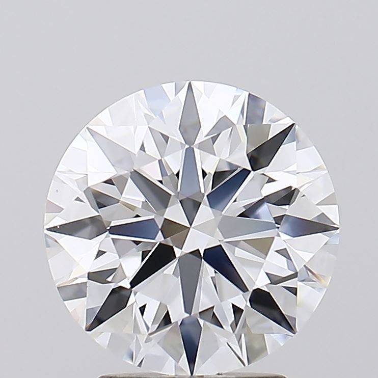 3.09 Carat F-IF Round Lab Diamond
