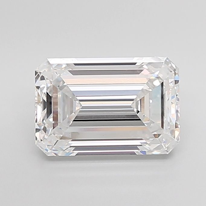 6.57 Carat D-VVS2 Emerald Lab Diamond
