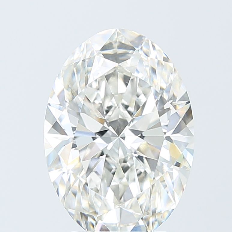 4.09 Carat F-VS1 Oval Lab Diamond