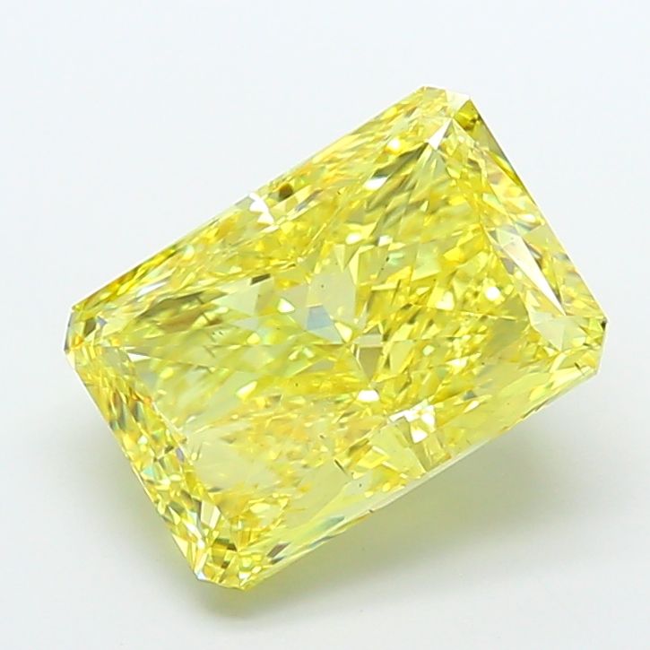 12.02 Carat Radiant Cut Fancy Yellow