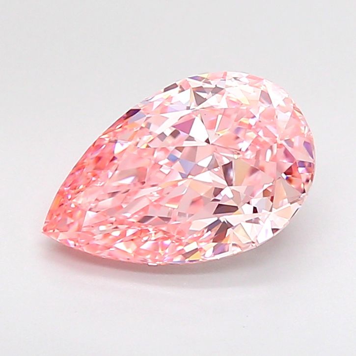 2.06 Carat Pear Cut Fancy Pink