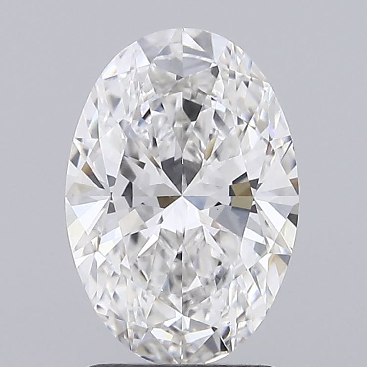 1.96 Carat F-VS1 Oval Lab Diamond