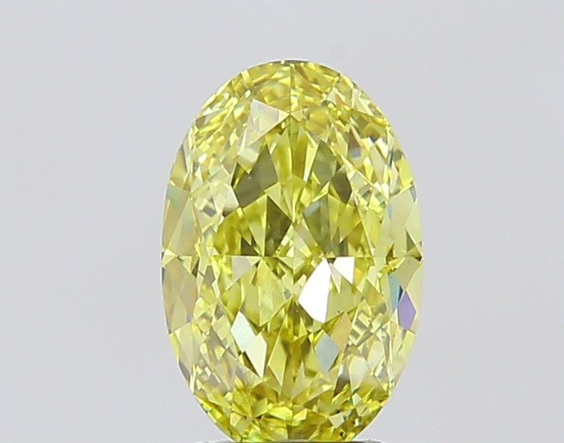 2.65 Carat Oval Cut Fancy Yellow