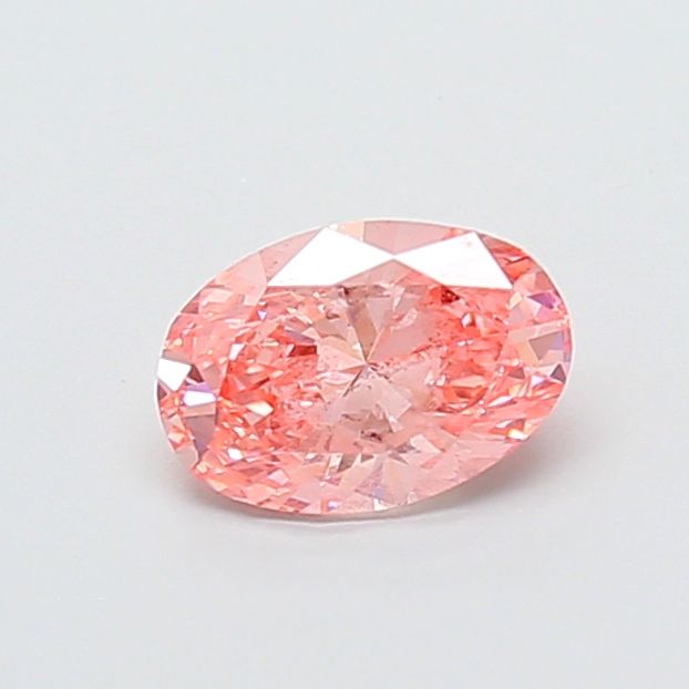 1.01 Carat Oval Cut Fancy Pink