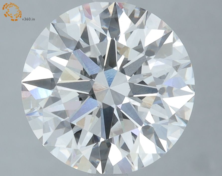 3.34 Carat F-VS2 Round Lab Diamond