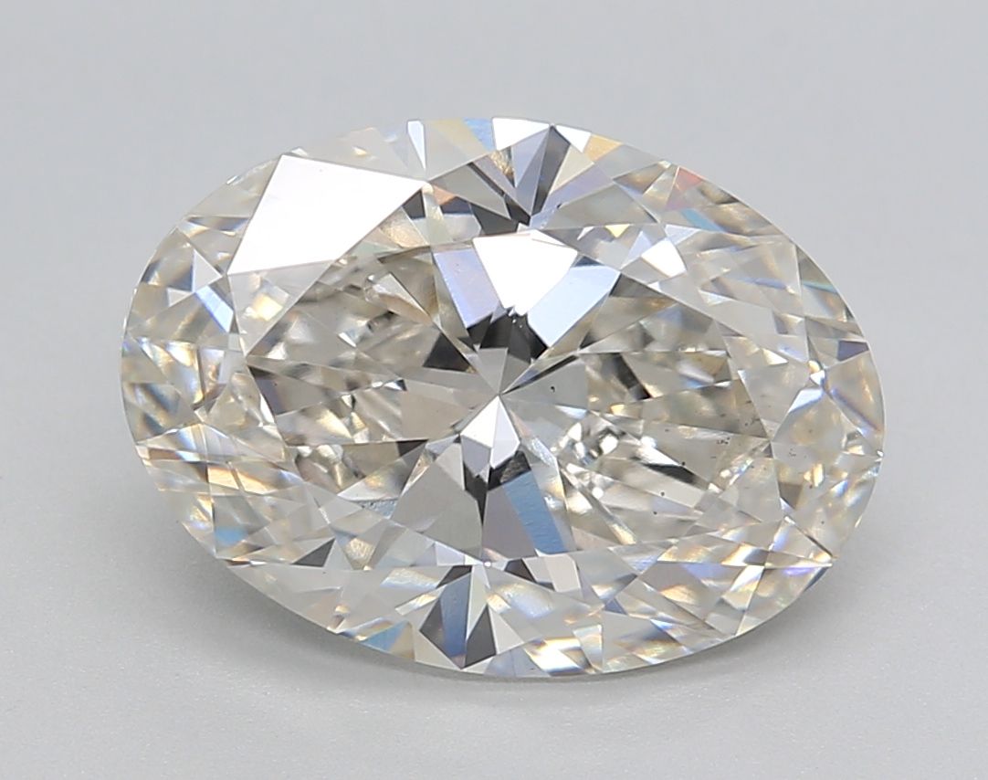 4.28 Carat H-VS2 Oval Lab Diamond