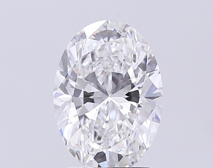 3.77 Carat F-VS1 Oval Lab Diamond