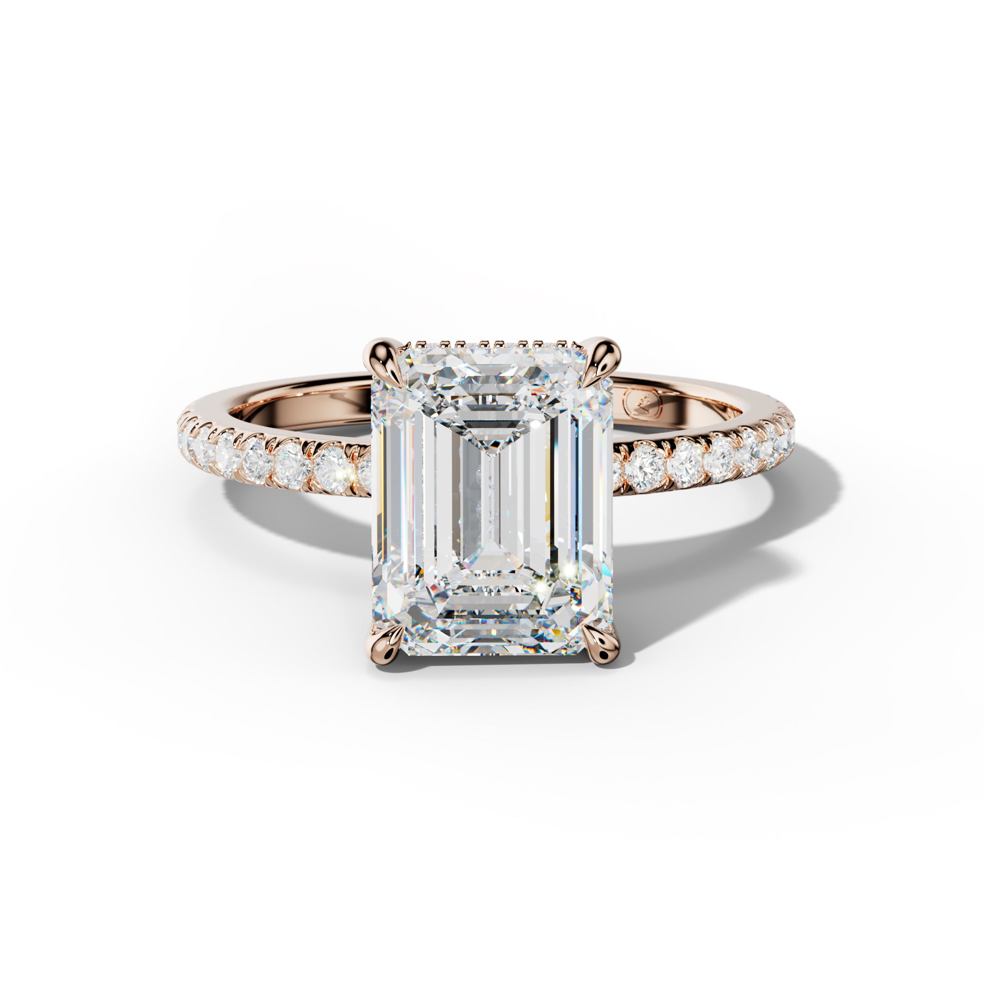 Noor Emerald Cut Engagement Ring
