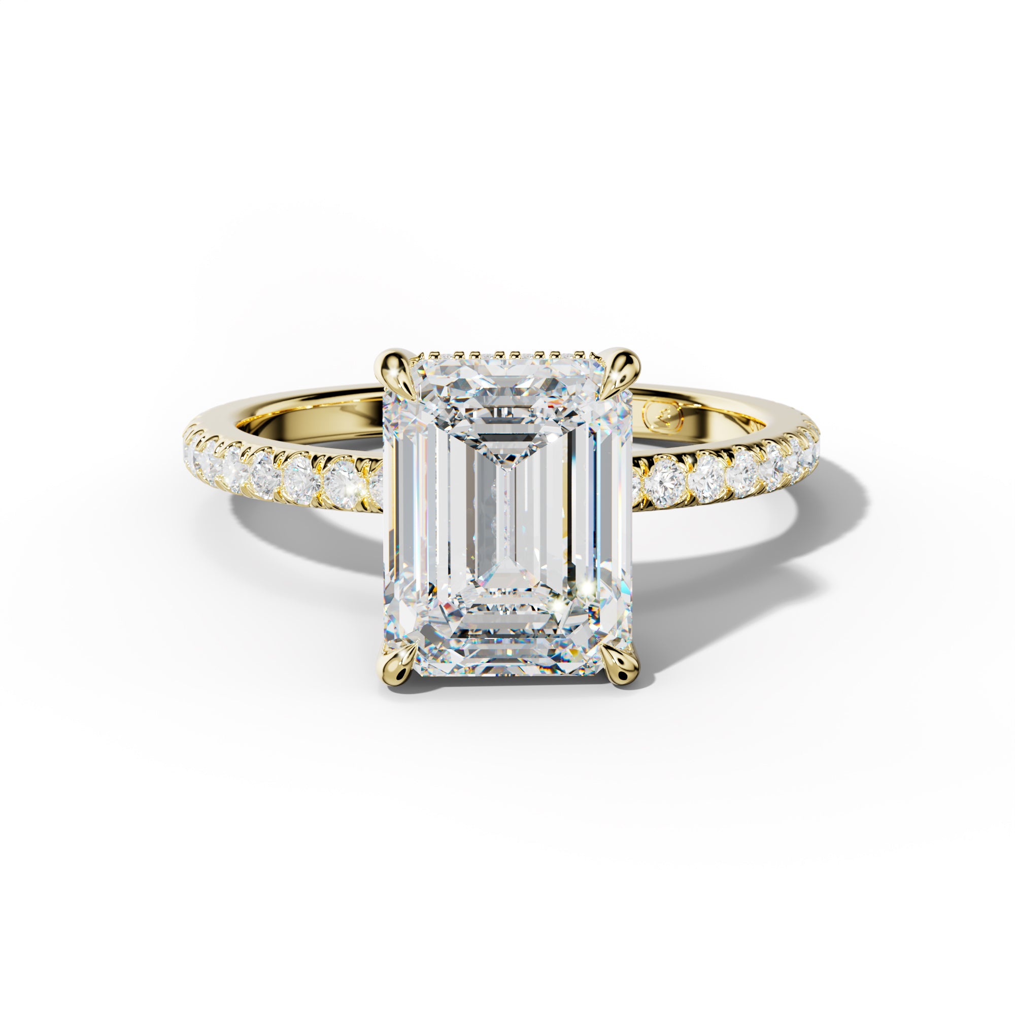 Noor Emerald Cut Engagement Ring