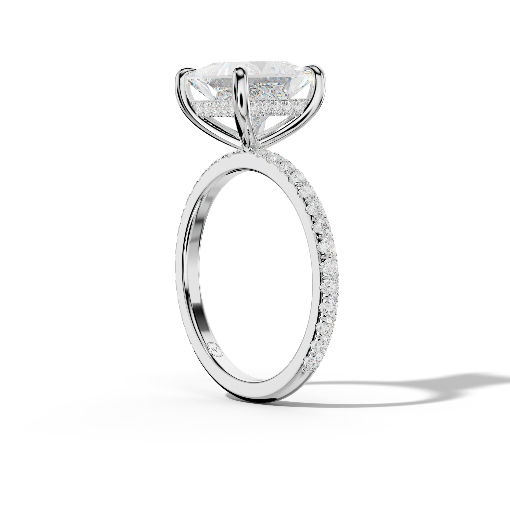 Noor Princess Cut Engagement Ring