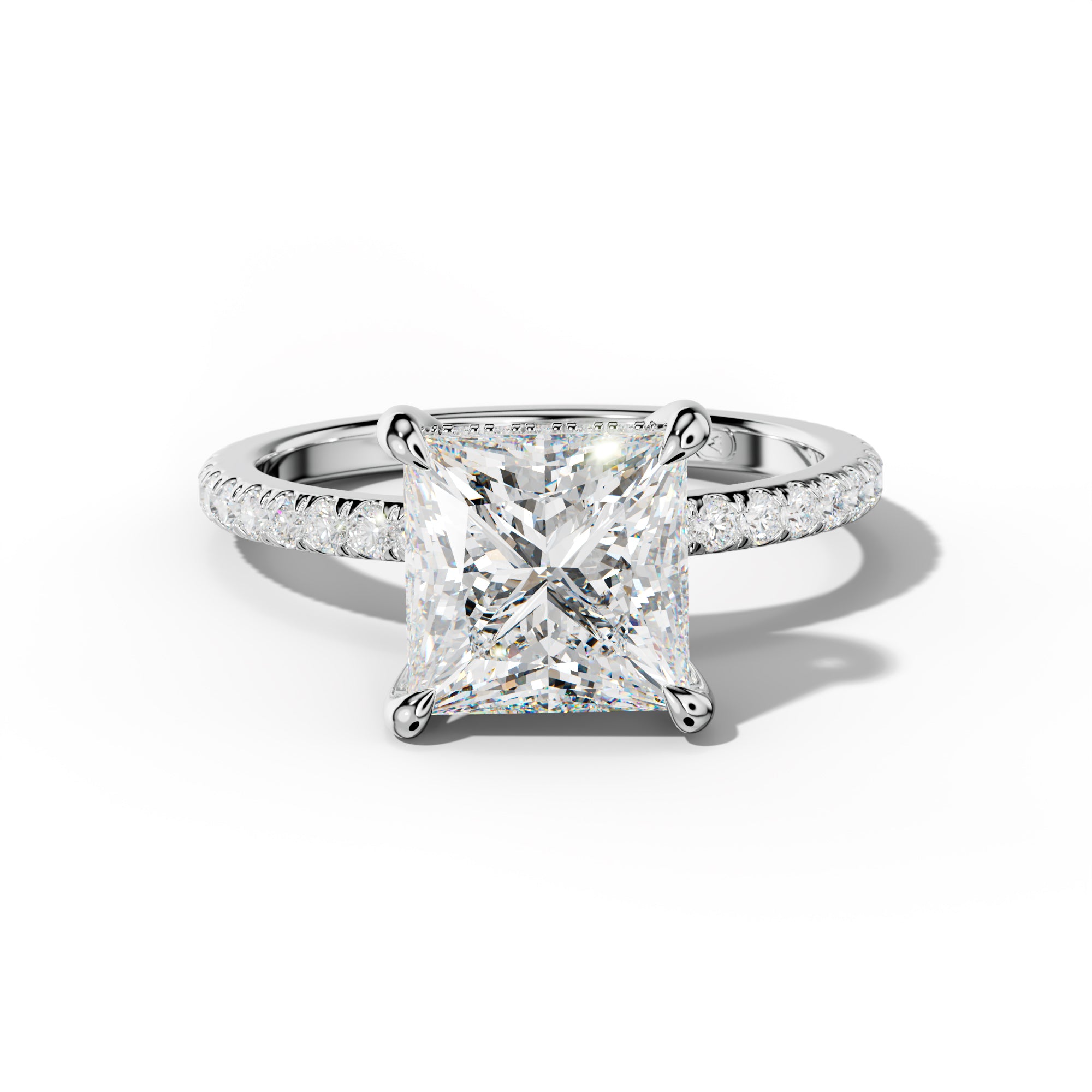 Noor Princess Cut Engagement Ring