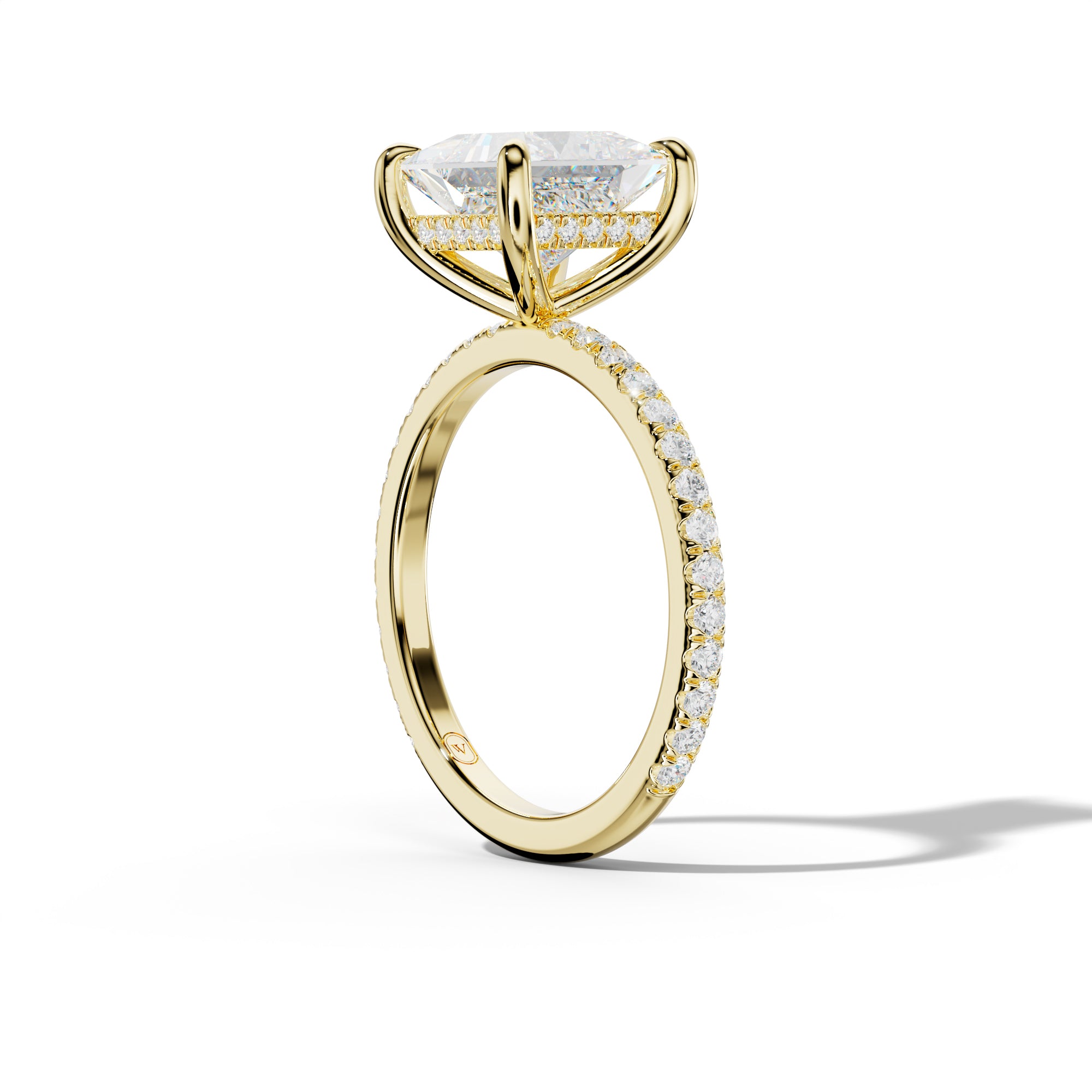 Noor Princess Cut Engagement Ring
