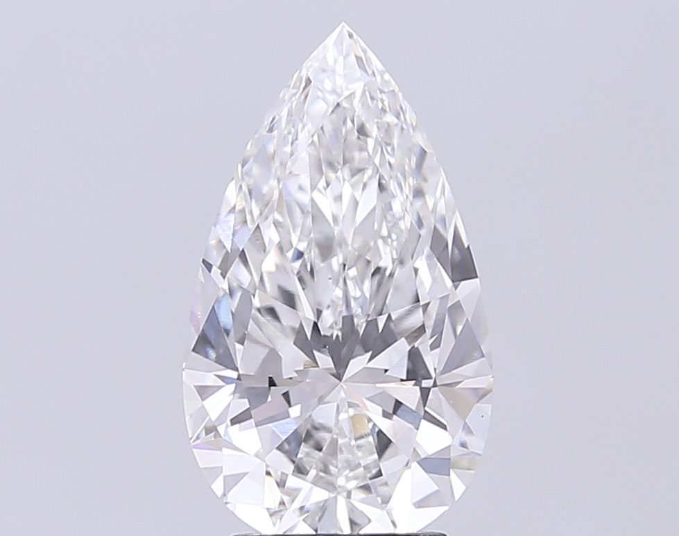 3.50 Carat G-VS1 Pear Lab Diamond